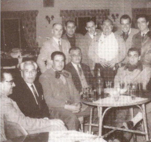 Dirigentes de la LISTA BLANCA en 1957.