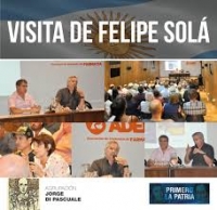 Felipe Sol&aacute; en la presentaci&oacute;n del libro