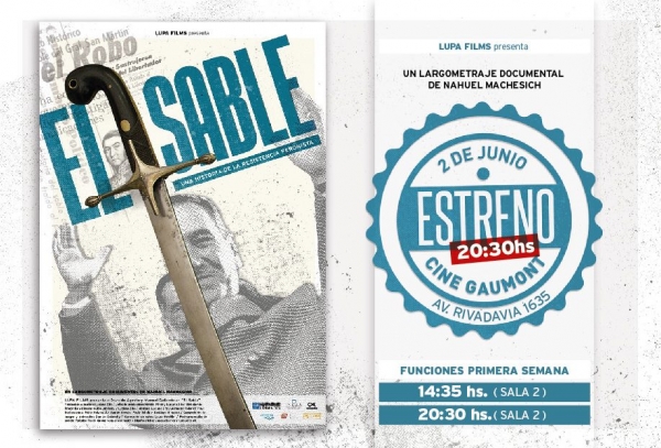 Estreno &ldquo;El sable&rdquo;